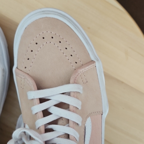 Vans Blush High-Top Sneakers with White Accents - Picture 6 of 13